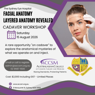 Facial Anatomy Cadaver Workshop